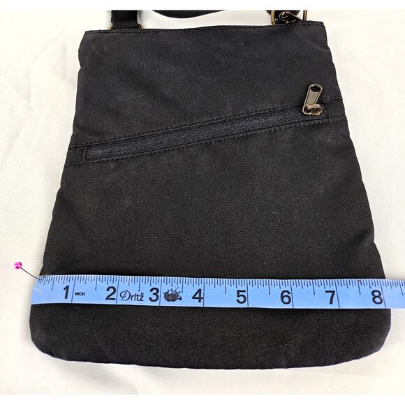 EDDIE BAUER BLACK CROSSBODY TRAVEL SHOULDER BAG – CASUAL CLASSIC, 8x10 - Picture 6 of 9